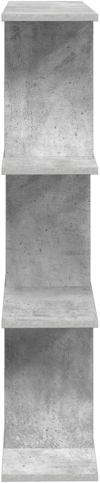 Sieninė lentyna Betono pilka 102 x 20 x 96 cm Apdirbta mediena