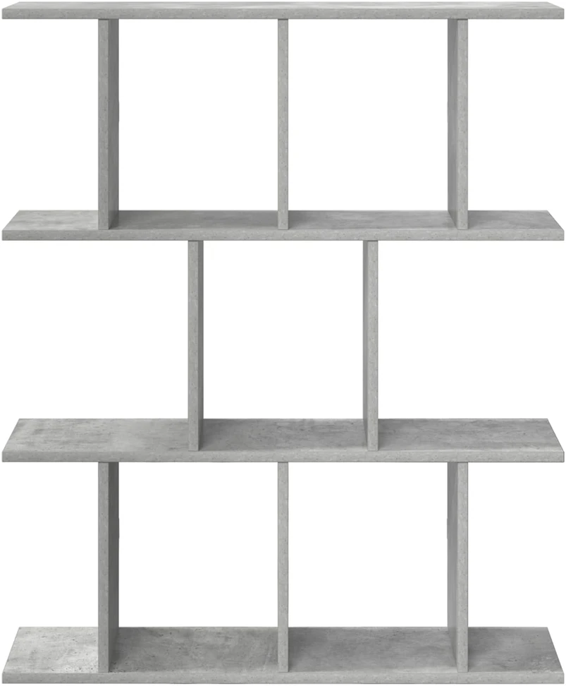 Sieninė lentyna Betono pilka 102 x 20 x 96 cm Apdirbta mediena