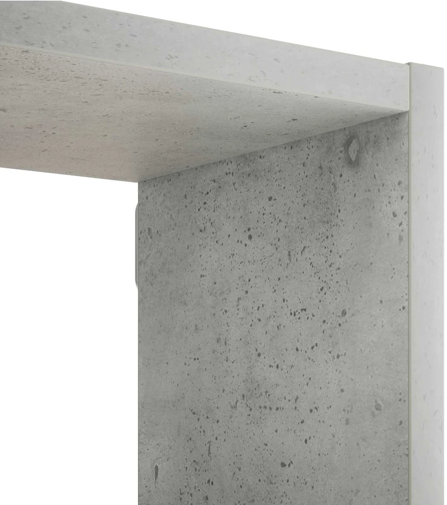 Sieninė lentyna Betono pilka 168.5 x 17 x 68 cm