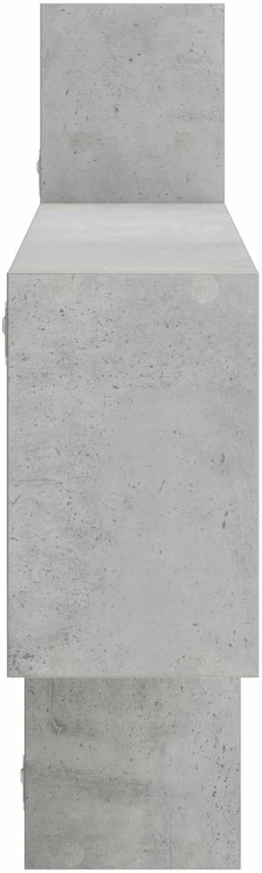 Sieninė lentyna Betono pilka 168.5 x 17 x 68 cm