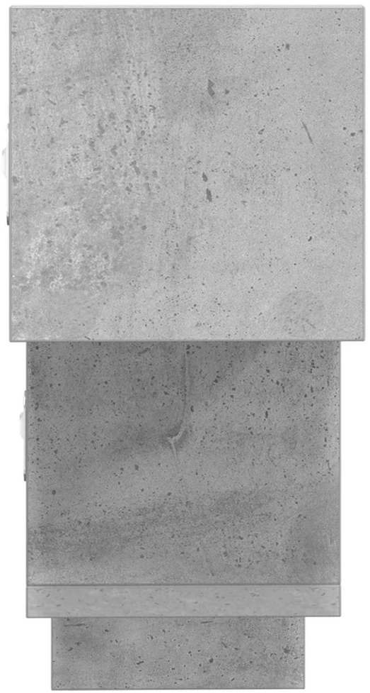 Sieninė lentyna Betono pilka 48 x 15 x 42 cm Apdirbta mediena