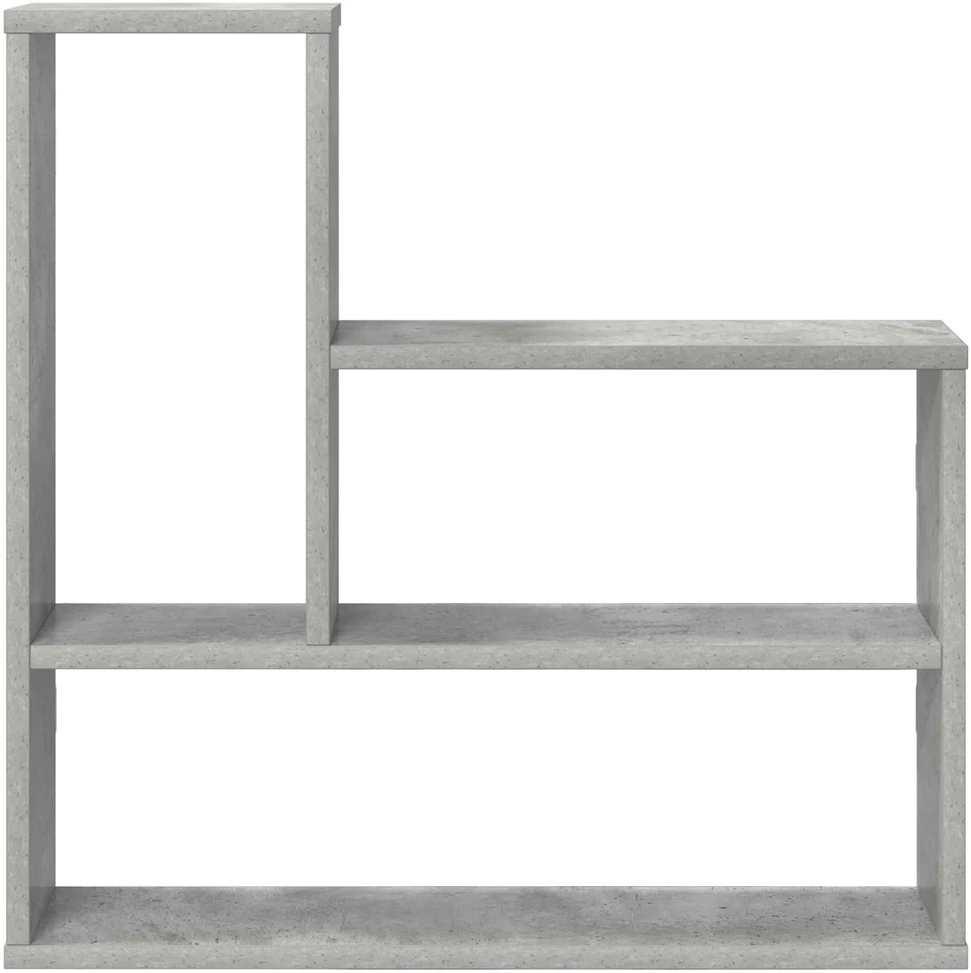 Sieninė lentyna Betono pilka 60 x 11 x 60 cm Apdirbta mediena