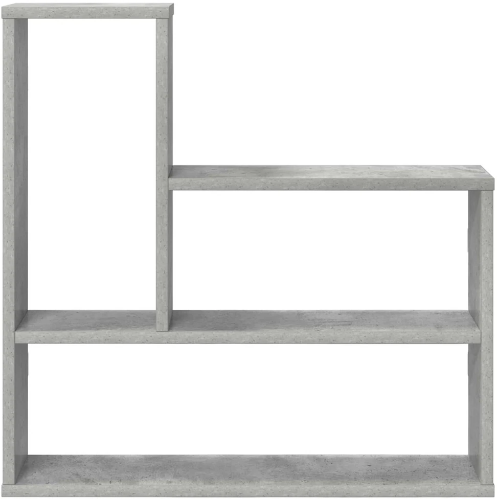 Sieninė lentyna Betono pilka 60 x 11 x 60 cm Apdirbta mediena
