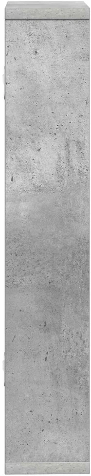 Sieninė lentyna Betono pilka 60 x 11 x 60 cm Apdirbta mediena