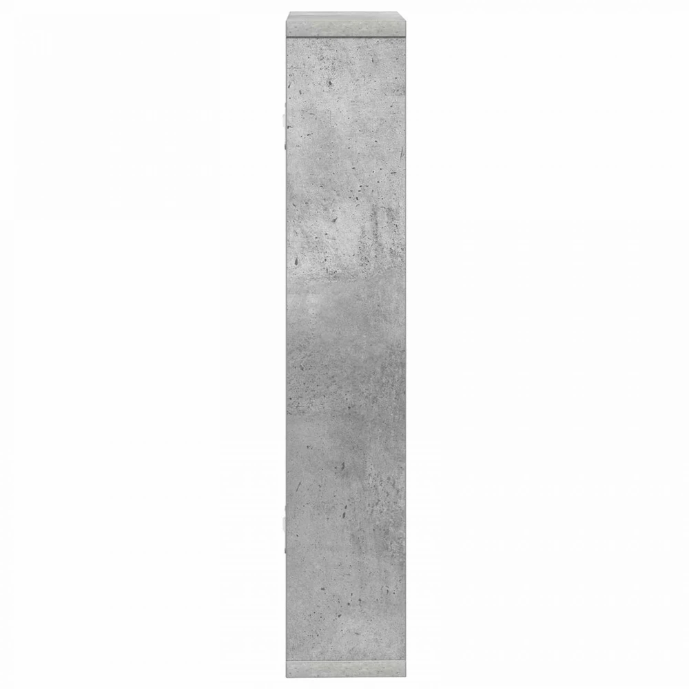 Sieninė lentyna Betono pilka 60 x 11 x 60 cm Apdirbta mediena