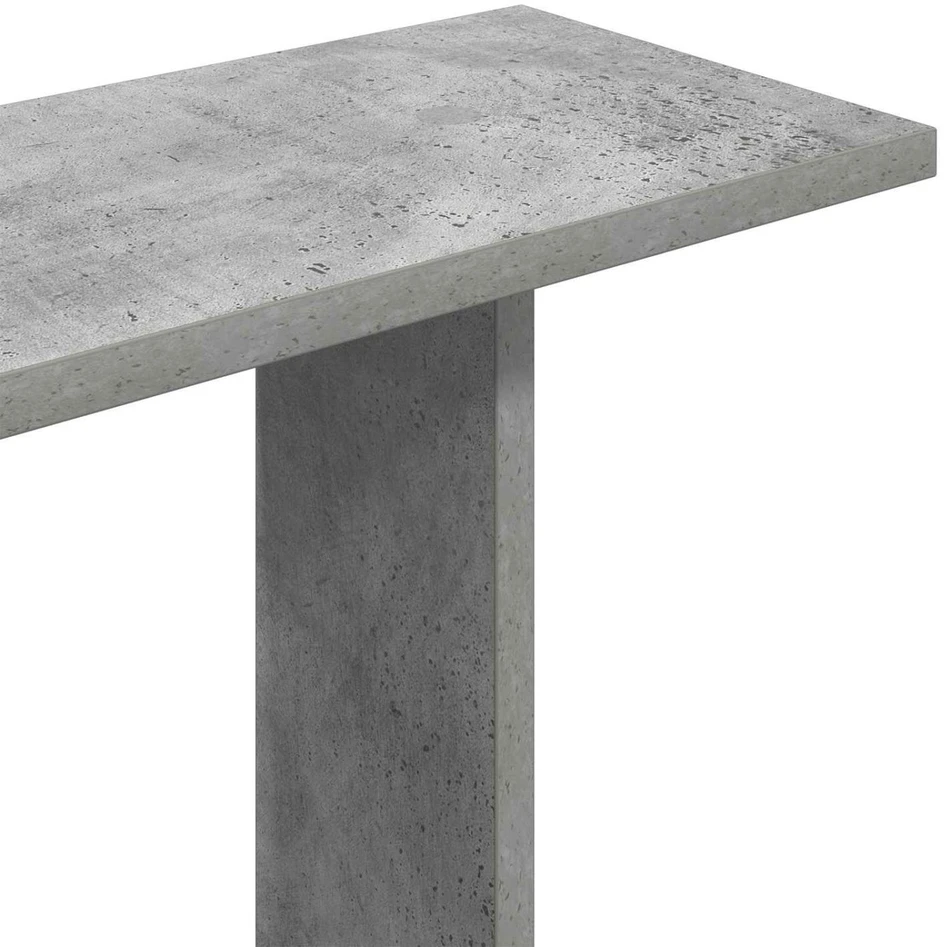 Sieninė lentyna Betono pilka 60 x 12 x 50,5 cm Apdirbta mediena