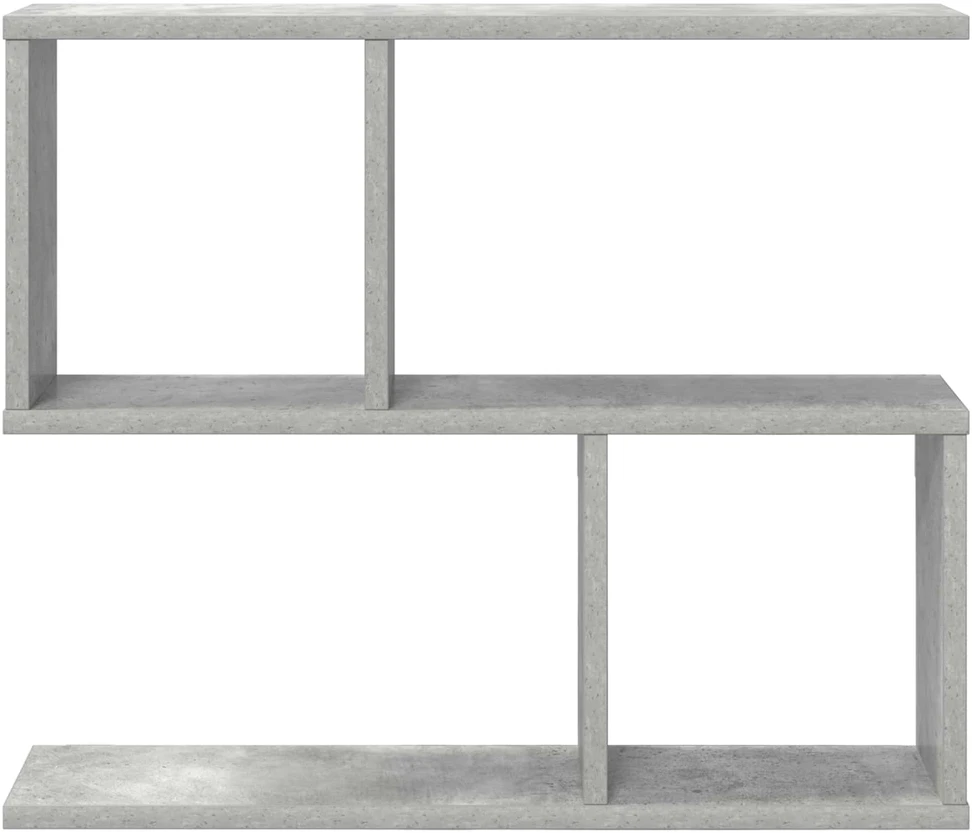 Sieninė lentyna Betono pilka 60 x 12 x 50,5 cm Apdirbta mediena