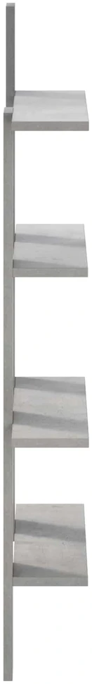 Sieninė lentyna Betono pilka 61 x 13,5 x 105 cm