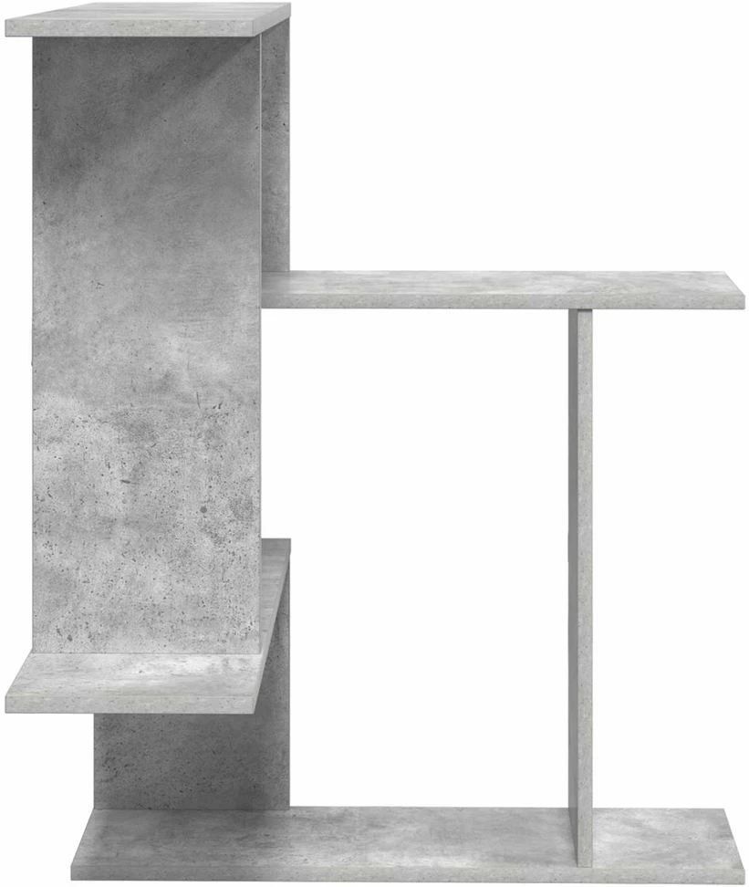 Sieninė lentyna Betono pilka 67 x 67 x 87 cm Apdirbta mediena