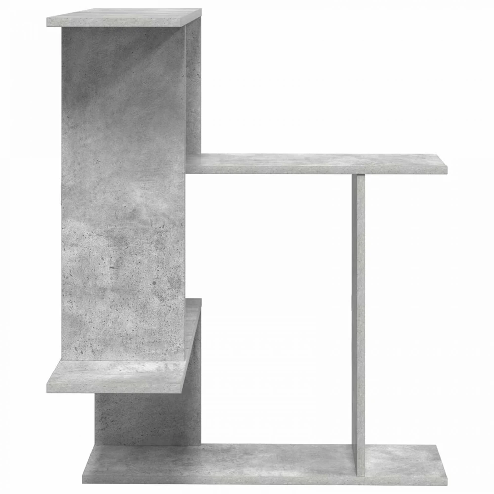 Sieninė lentyna Betono pilka 67 x 67 x 87 cm Apdirbta mediena