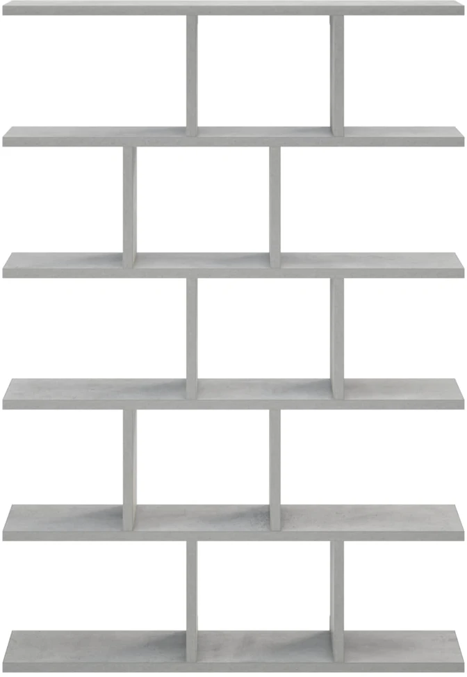 Sieninė lentyna Betono pilka 70 x 17 x 101 cm Apdirbta mediena
