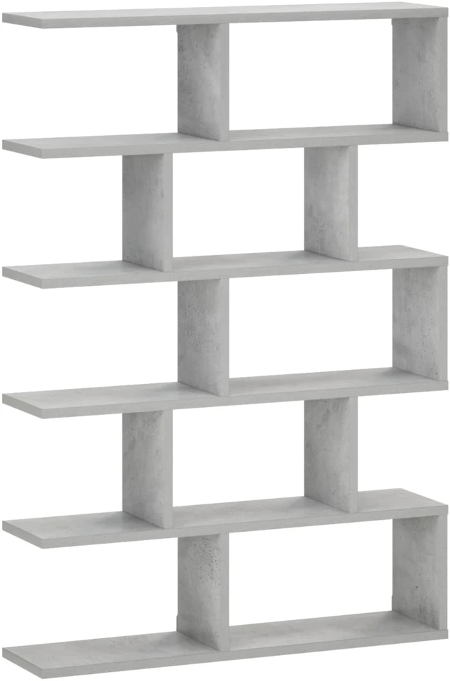 Sieninė lentyna Betono pilka 70 x 17 x 101 cm Apdirbta mediena