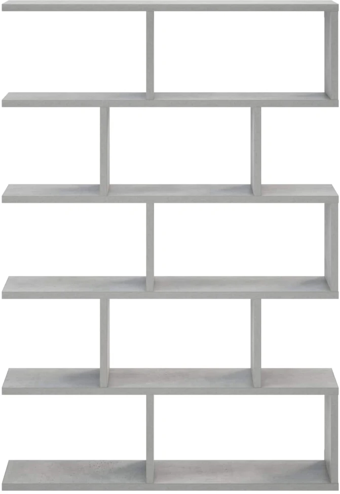 Sieninė lentyna Betono pilka 70 x 17 x 101 cm Apdirbta mediena