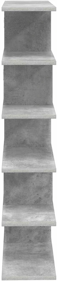 Sieninė lentyna Betono pilka 70 x 20 x 100 cm Apdirbta mediena