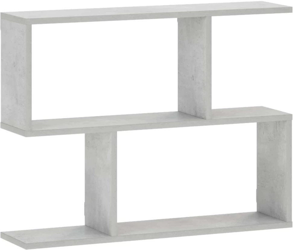 Sieninė lentyna Betono pilka 72 x 17 x 55.5 cm Apdirbta mediena