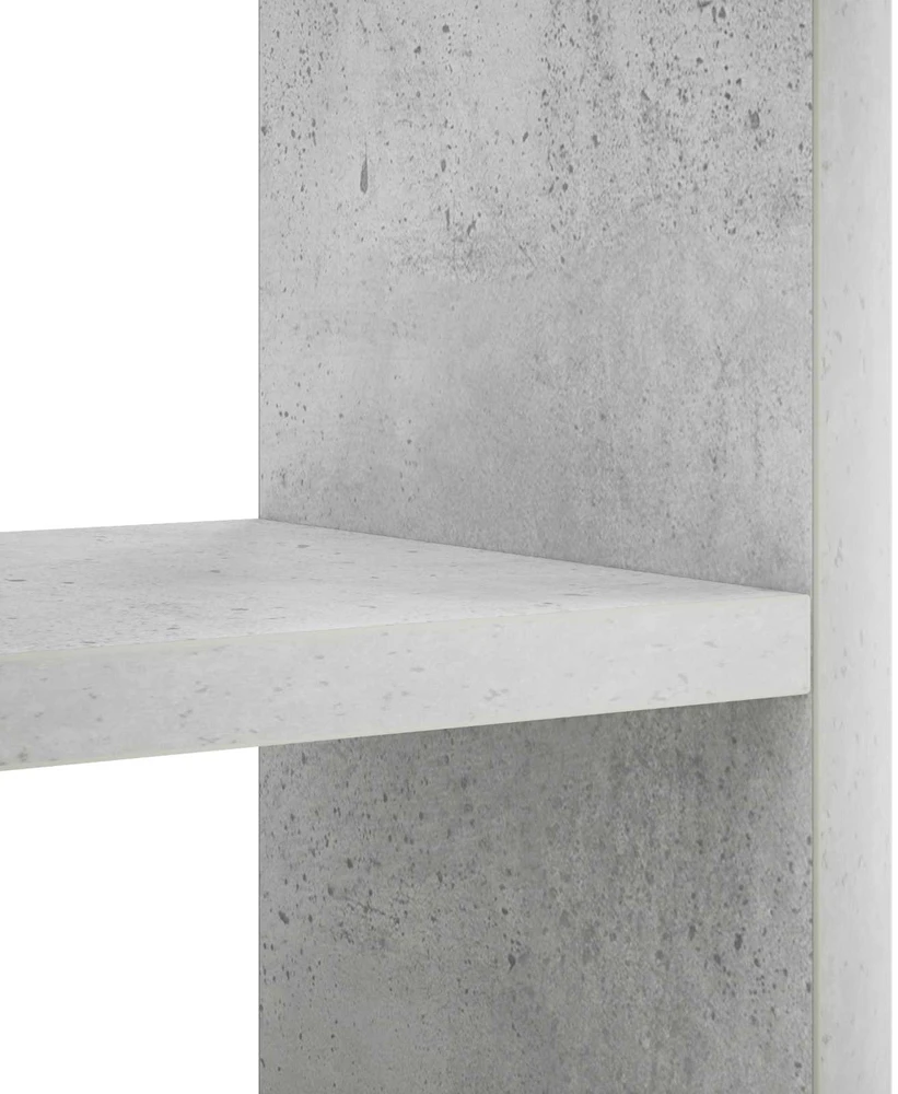 Sieninė lentyna Betono pilka 78.5 x 17 x 45 cm Apdirbta mediena