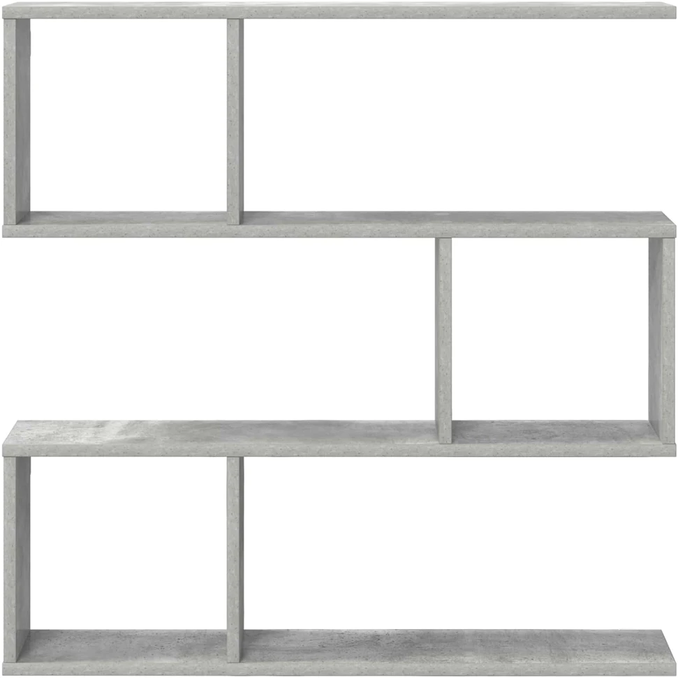 Sieninė lentyna Betono pilka 80 x 12 x 79,5 cm Apdirbta mediena