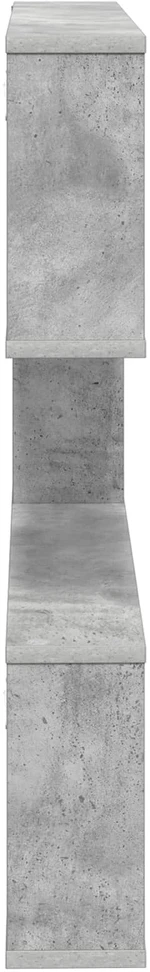 Sieninė lentyna Betono pilka 80 x 12 x 79,5 cm Apdirbta mediena