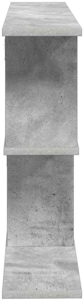 Sieninė lentyna Betono pilka 80 x 15 x 50,5 cm Apdirbta mediena