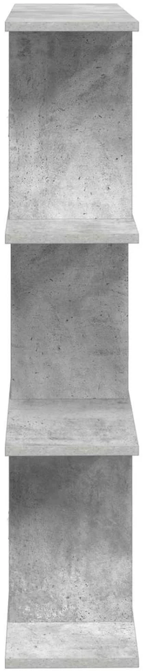 Sieninė lentyna Betono pilka 80 x 20 x 96 cm Apdirbta mediena