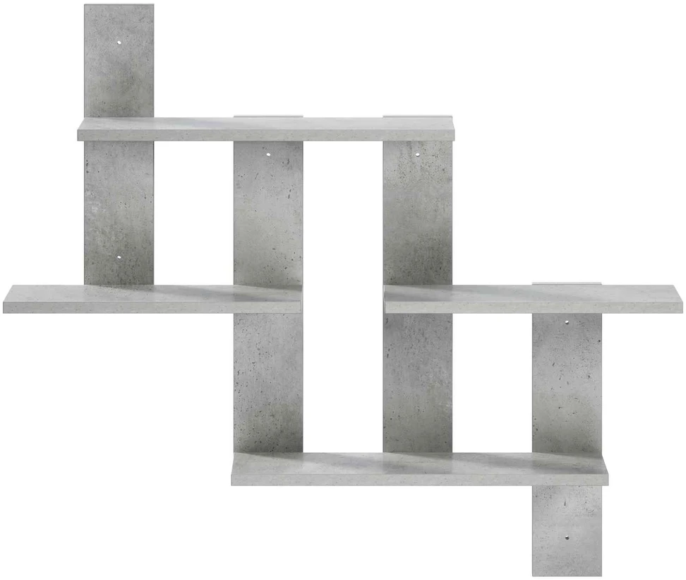 Sieninė lentyna Betono pilka 85 x 13,5 x 73,5 cm