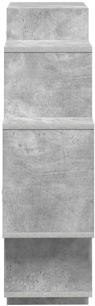 Sieninė lentyna Betono pilka 90 x 25 x 90 cm Apdirbta mediena