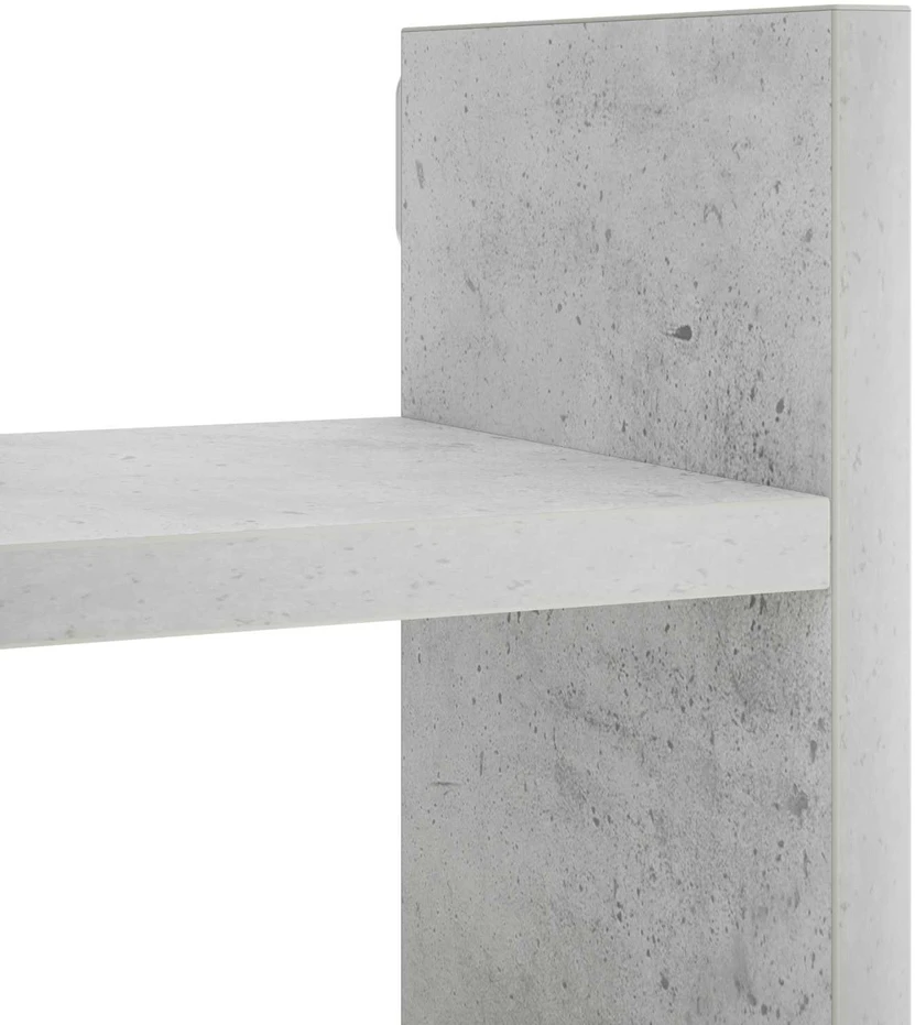 Sieninė lentyna Betono pilka 97,5 x 17 x 40 cm Apdirbta mediena