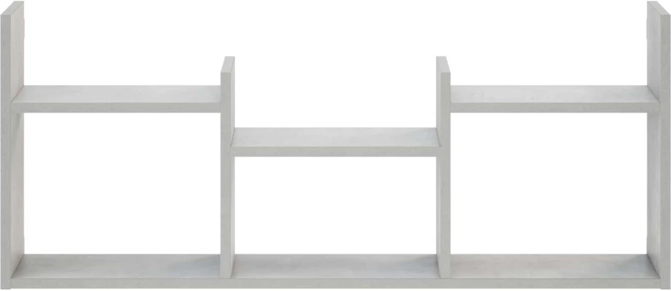 Sieninė lentyna Betono pilka 97,5 x 17 x 40 cm Apdirbta mediena
