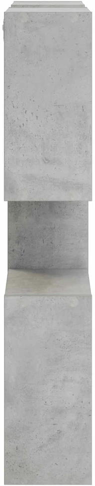 Sieninė lentyna Betono pilka 99,5 x 17 x 91 cm Apdirbta mediena