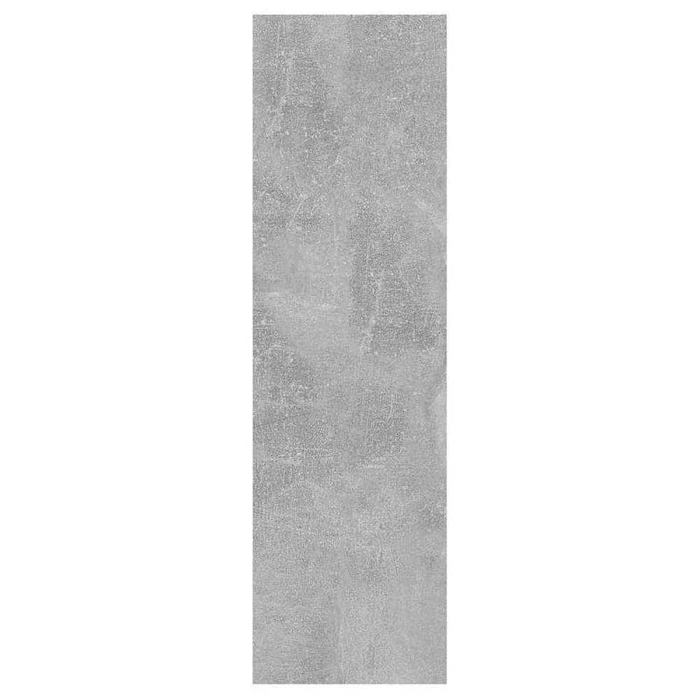 Sieninė lentyna, betono pilkos spalvos, 75x16x55cm, mediena