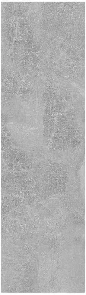 Sieninė lentyna, betono pilkos spalvos, 75x16x55cm, mediena