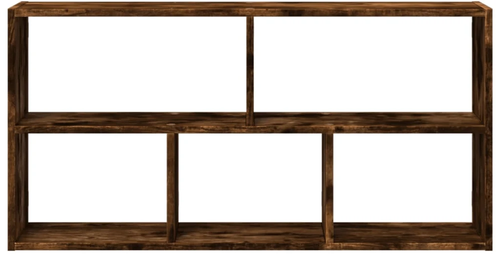 Sieninė lentyna, dūminio ąžuolo, 100x25x50cm, apdirbta mediena