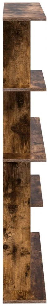 Sieninė lentyna Dūminio ąžuolo 102 x 20 x 130 cm