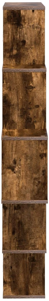 Sieninė lentyna Dūminio ąžuolo 120 x 20 x 136 cm