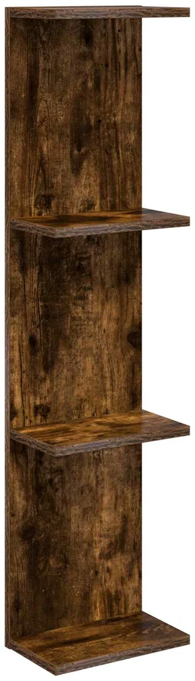 Sieninė lentyna Dūminio ąžuolo 25 x 15 x 100 cm