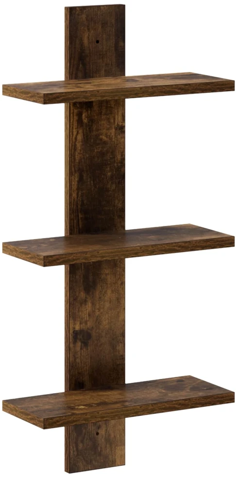 Sieninė lentyna Dūminio ąžuolo 30 x 13.5 x 64.5 cm