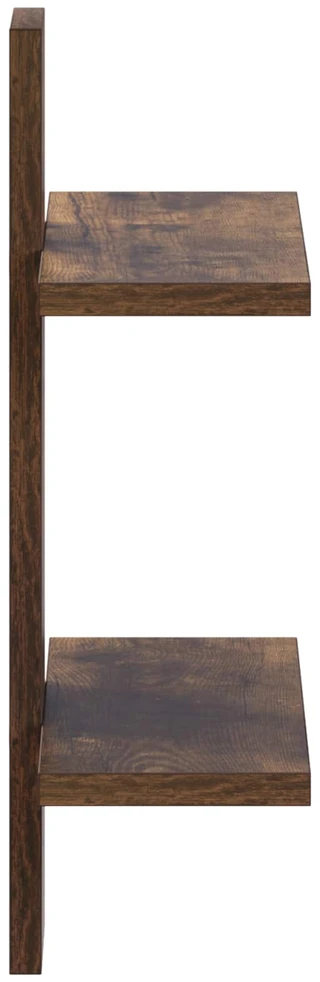 Sieninė lentyna Dūminio ąžuolo 30 x 13,5 x 43 cm