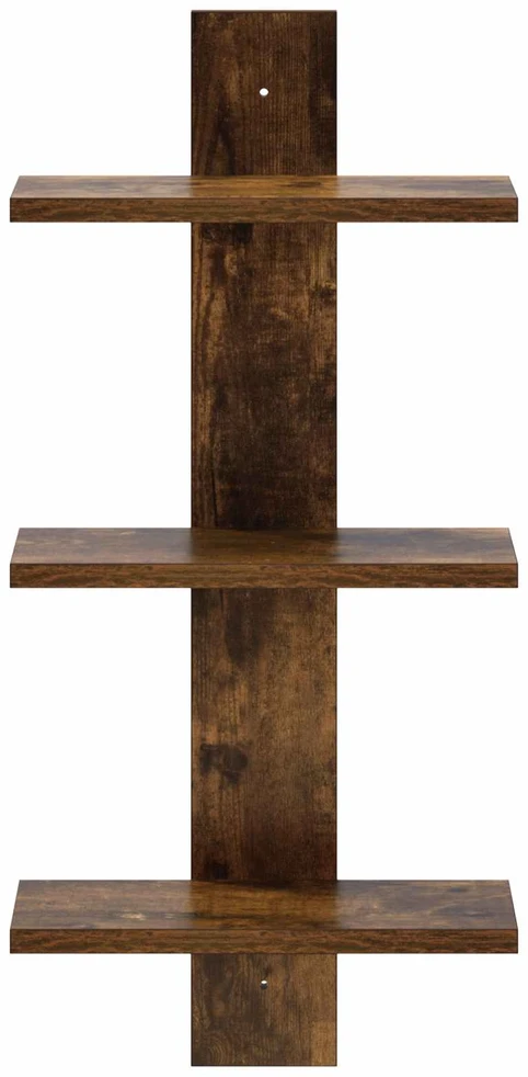 Sieninė lentyna Dūminio ąžuolo 30 x 13.5 x 64.5 cm