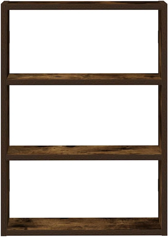 Sieninė lentyna, dūminio ąžuolo, 43x9x60cm, apdirbta mediena