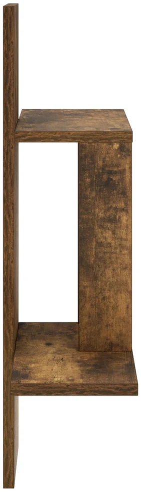 Sieninė lentyna Dūminio ąžuolo 59 x 17 x 63 cm Apdirbta mediena