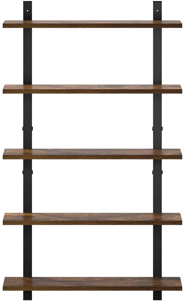 Sieninė lentyna Dūminio ąžuolo 60.5 x 13.5 x 102.5 cm