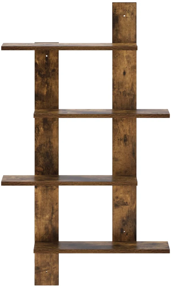 Sieninė lentyna Dūminio ąžuolo 61 x 13,5 x 105 cm
