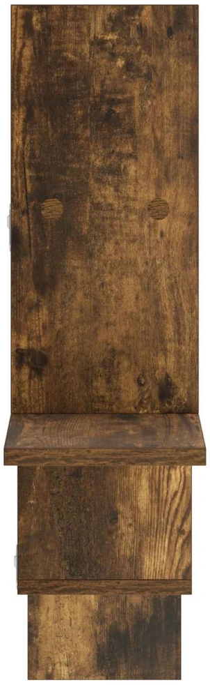 Sieninė lentyna Dūminio ąžuolo 87 x 17 x 75 cm Apdirbta mediena