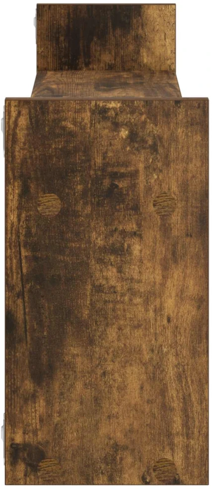 Sieninė lentyna Dūminio ąžuolo 90 x 17 x 32 cm Apdirbta mediena
