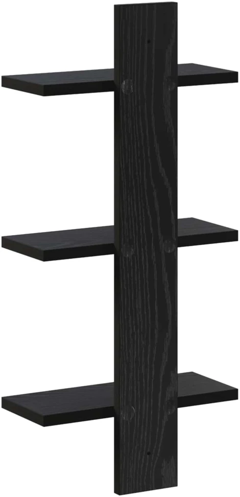 Sieninė lentyna Juodojo ąžuolo 30 x 13.5 x 64.5 cm