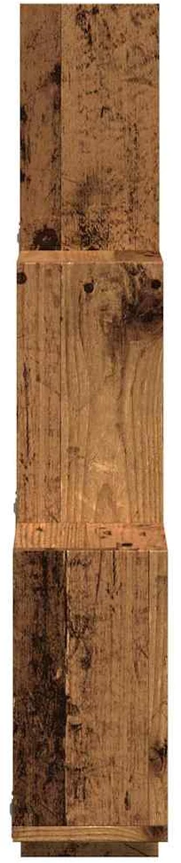 Sieninė lentyna, medienos, 78x15x93cm, mediena, kubų formos