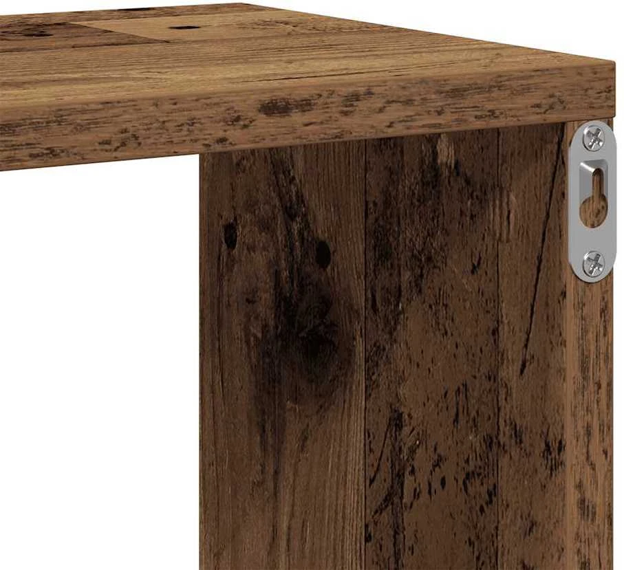 Sieninė lentyna Old Wood 104x20x58,5 cm Inžinerinė mediena