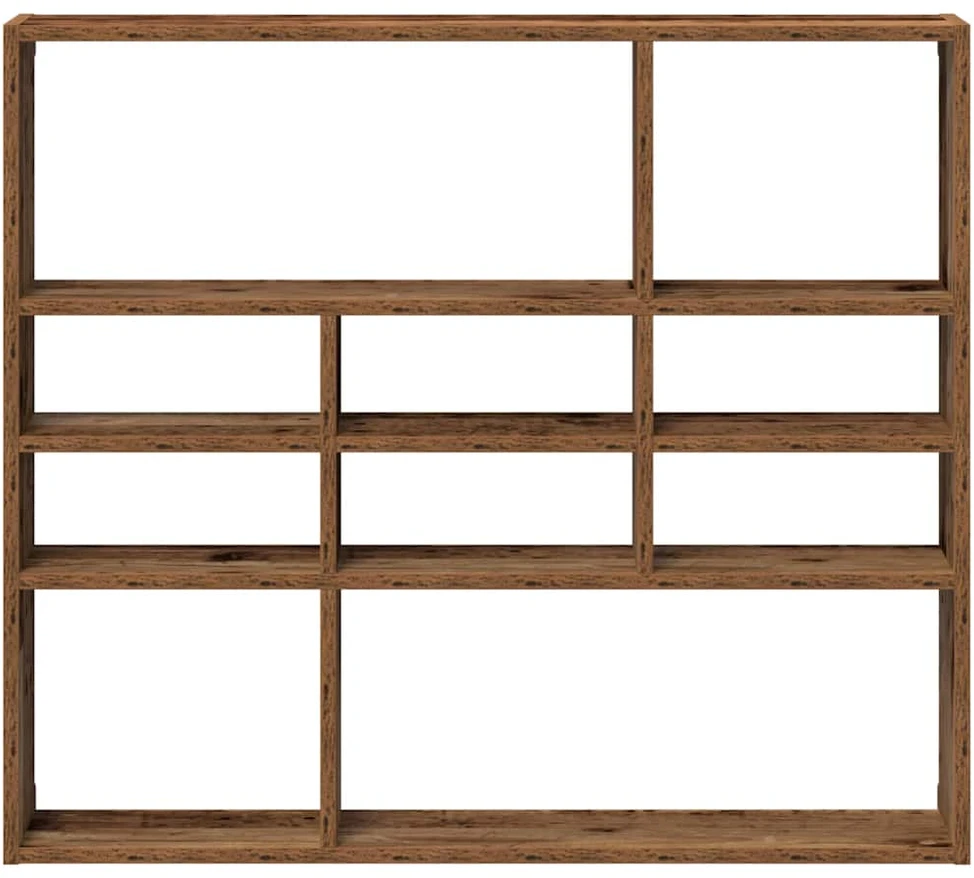 Sieninė lentyna Old Wood 90x16x78 cm Inžinierinė mediena