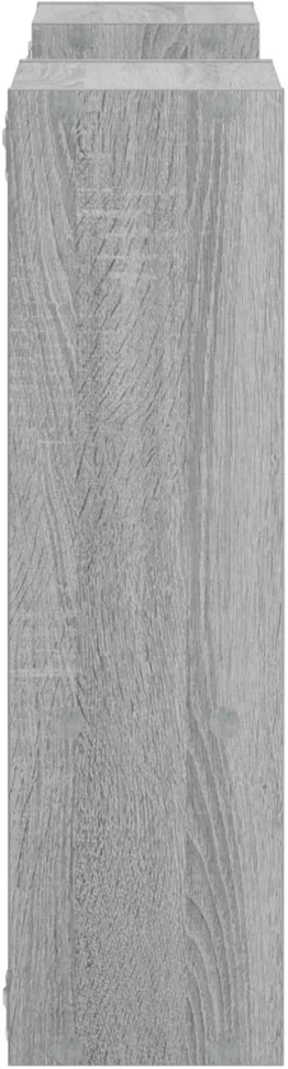Sieninė lentyna Pilka Sonoma 100 x 17 x 60 cm Apdorota mediena