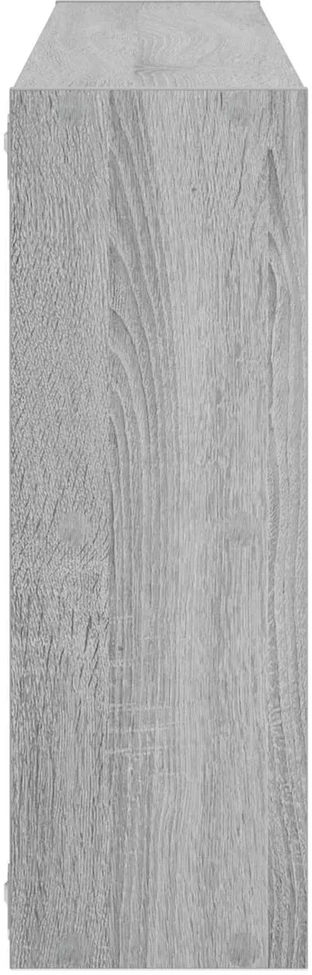 Sieninė lentyna Pilka Sonoma 102 x 17 x 50 cm Apdirbta mediena